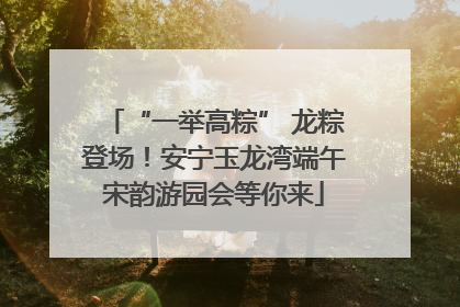 “一举高粽” 龙粽登场！安宁玉龙湾端午宋韵游园会等你来