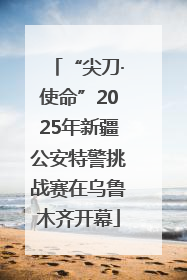 “尖刀·使命”2025年新疆公安特警挑战赛在乌鲁木齐开幕