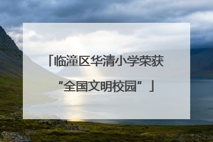 临潼区华清小学荣获“全国文明校园”