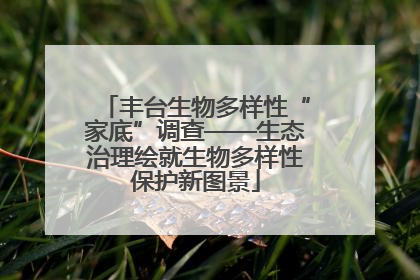 丰台生物多样性“家底”调查——生态治理绘就生物多样性保护新图景