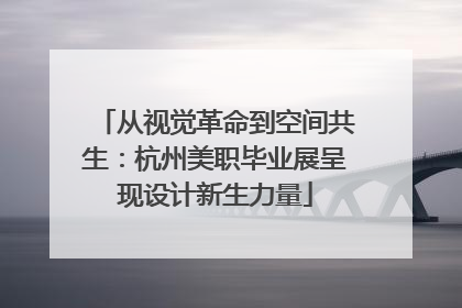 从视觉革命到空间共生：杭州美职毕业展呈现设计新生力量