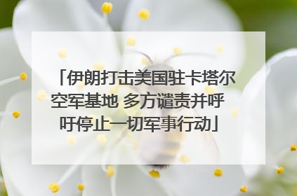 伊朗打击美国驻卡塔尔空军基地 多方谴责并呼吁停止一切军事行动