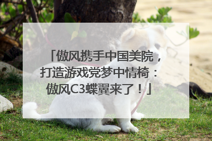 傲风携手中国美院，打造游戏党梦中情椅：傲风C3蝶翼来了！