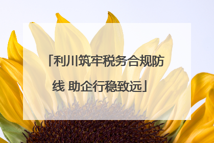 利川筑牢税务合规防线 助企行稳致远