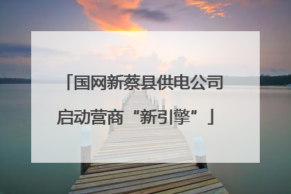 国网新蔡县供电公司启动营商“新引擎”