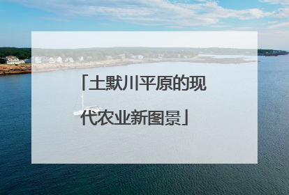 土默川平原的现代农业新图景