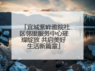 宜城紫峰雅院社区邻里服务中心璀璨绽放 共启美好生活新篇章