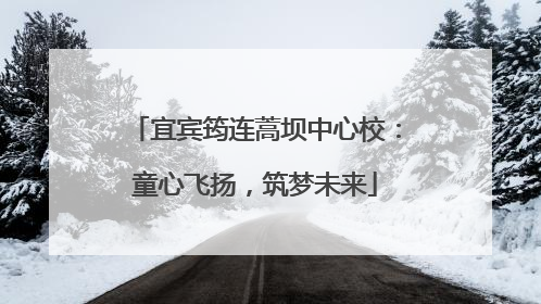 宜宾筠连蒿坝中心校：童心飞扬，筑梦未来