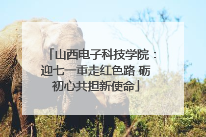 山西电子科技学院：迎七一重走红色路 砺初心共担新使命