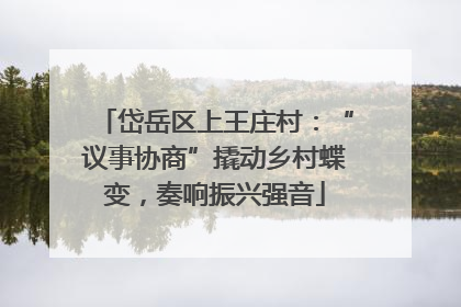 岱岳区上王庄村：“议事协商”撬动乡村蝶变，奏响振兴强音