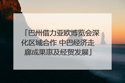巴州借力亚欧博览会深化区域合作 中巴经济走廊成果惠及经贸发展