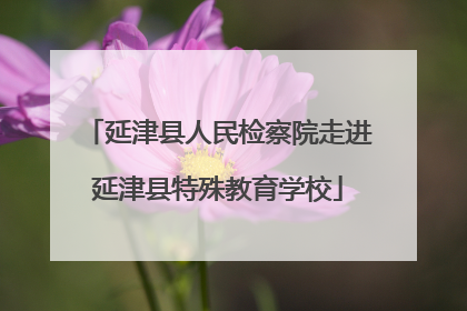 延津县人民检察院走进延津县特殊教育学校