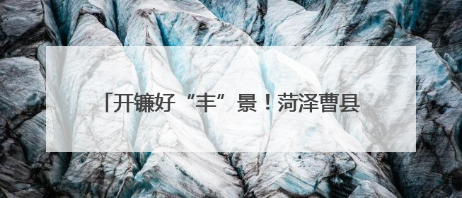 开镰好“丰”景！菏泽曹县159万亩小麦迎来收割季