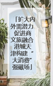 扩大内外需潜力 促进商文旅融合 港城天津构建“大消费”强磁场