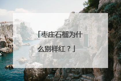 枣庄石榴为什么别样红？