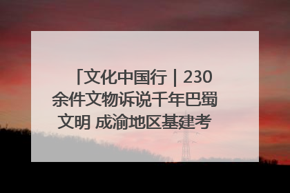 文化中国行｜230余件文物诉说千年巴蜀文明 成渝地区基建考古成果展开展