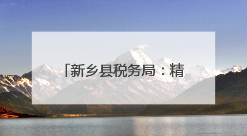 新乡县税务局：精辅导促规范 助企汇算“轻装上阵”