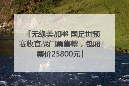 无缘美加墨 国足世预赛收官战门票售罄，包厢票价25800元