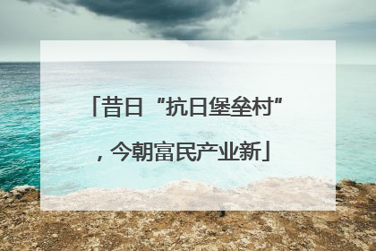 昔日“抗日堡垒村”，今朝富民产业新