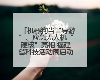 机器狗当“导游”、应急无人机“硬核”亮相 福建省科技活动周启动 百余项特色活动酷炫来袭