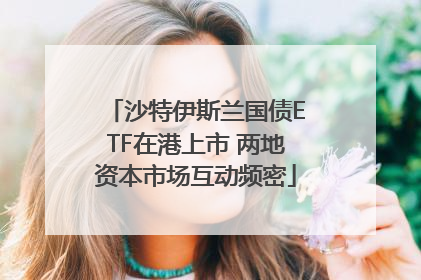 沙特伊斯兰国债ETF在港上市 两地资本市场互动频密
