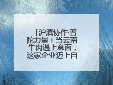 沪滇协作·普陀力量〡当云南牛肉遇上意面，这家企业迈上自研发展快车道