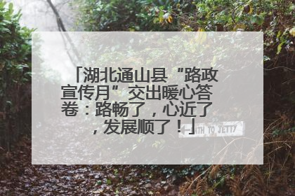 湖北通山县“路政宣传月”交出暖心答卷：路畅了，心近了，发展顺了！