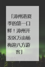 漳州港夏季的第一口鲜！漳州开发区万亩杨梅迎八方游客