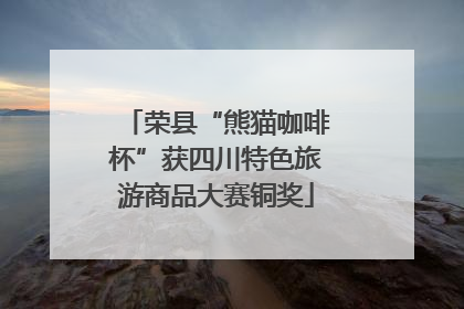 荣县“熊猫咖啡杯”获四川特色旅游商品大赛铜奖