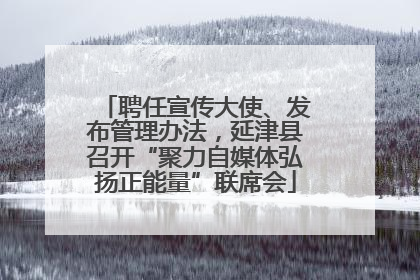 聘任宣传大使、发布管理办法，延津县召开“聚力自媒体弘扬正能量”联席会