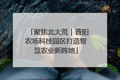 聚焦北大荒｜普阳农场科技园区打造智慧农业新阵地