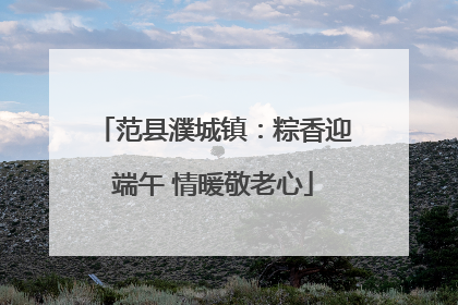 范县濮城镇：粽香迎端午 情暖敬老心
