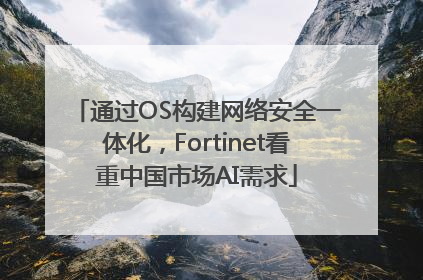 通过OS构建网络安全一体化，Fortinet看重中国市场AI需求