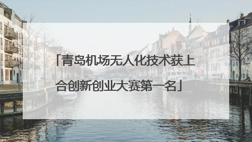 青岛机场无人化技术获上合创新创业大赛第一名