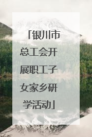 银川市总工会开展职工子女家乡研学活动