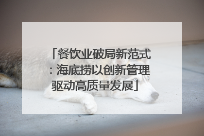 餐饮业破局新范式：海底捞以创新管理驱动高质量发展