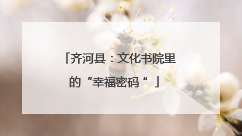 齐河县：文化书院里的“幸福密码 ”
