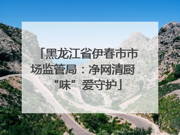 黑龙江省伊春市市场监管局：净网清厨 “味”爱守护