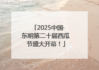 2025中国·东明第二十届西瓜节盛大开幕！