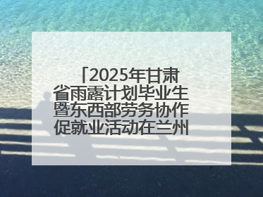 2025年甘肃省雨露计划毕业生暨东西部劳务协作促就业活动在兰州新区举办