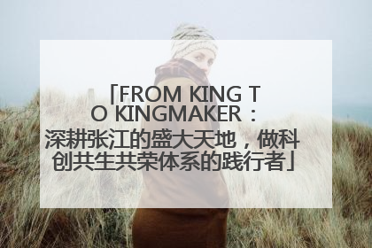 FROM KING TO KINGMAKER：深耕张江的盛大天地，做科创共生共荣体系的践行者