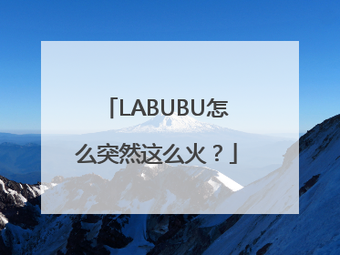 LABUBU怎么突然这么火？