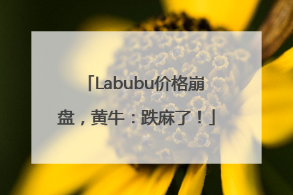 Labubu价格崩盘，黄牛：跌麻了！